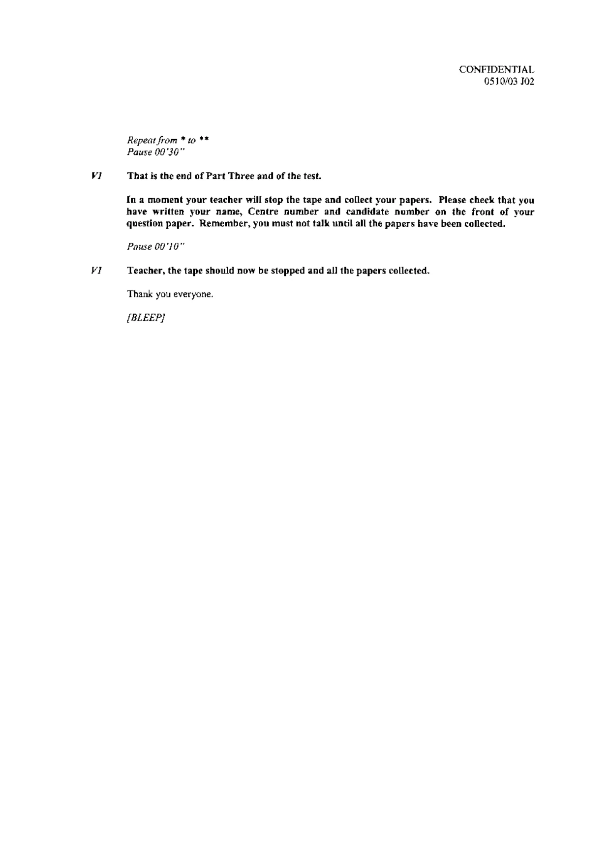 Mark scheme, page 14 of 14