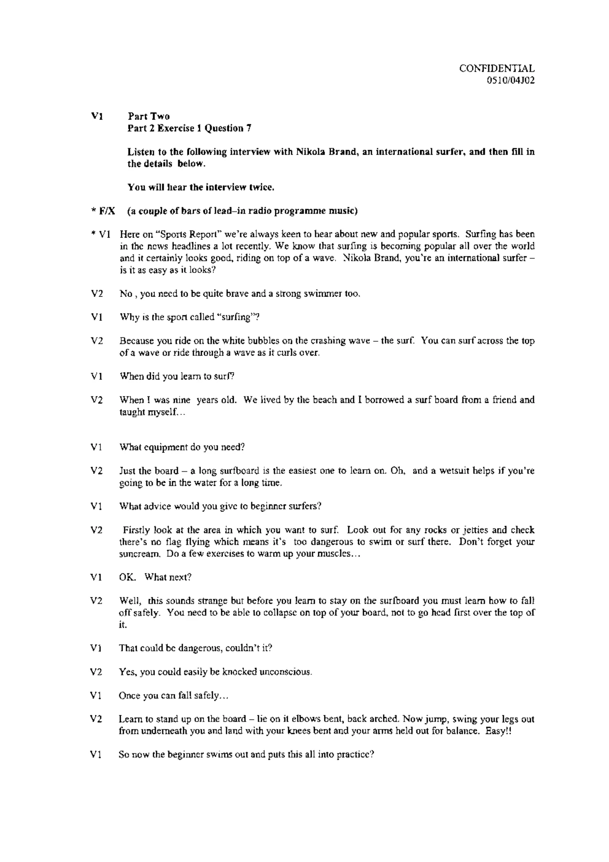 Mark scheme, page 8 of 14