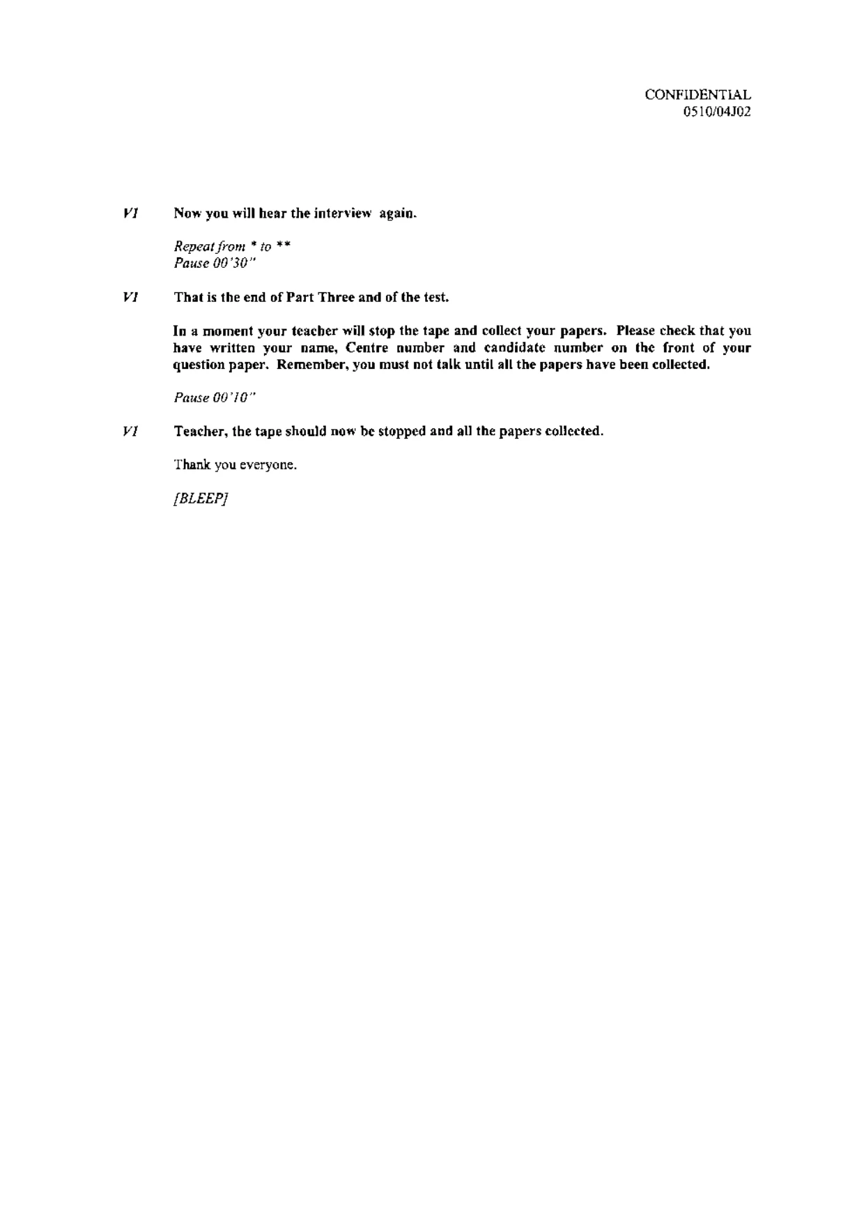 Mark scheme, page 14 of 14