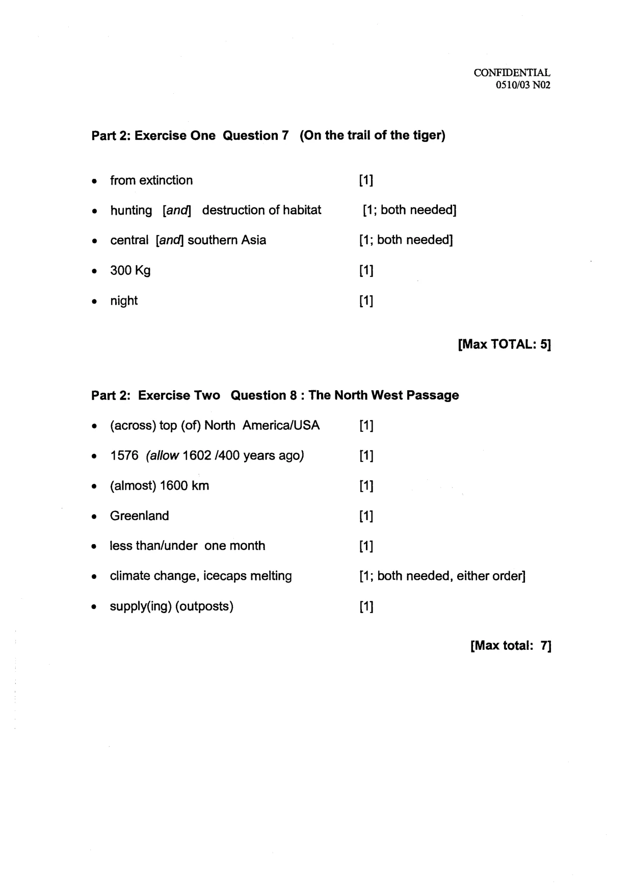 Mark scheme, page 3 of 15