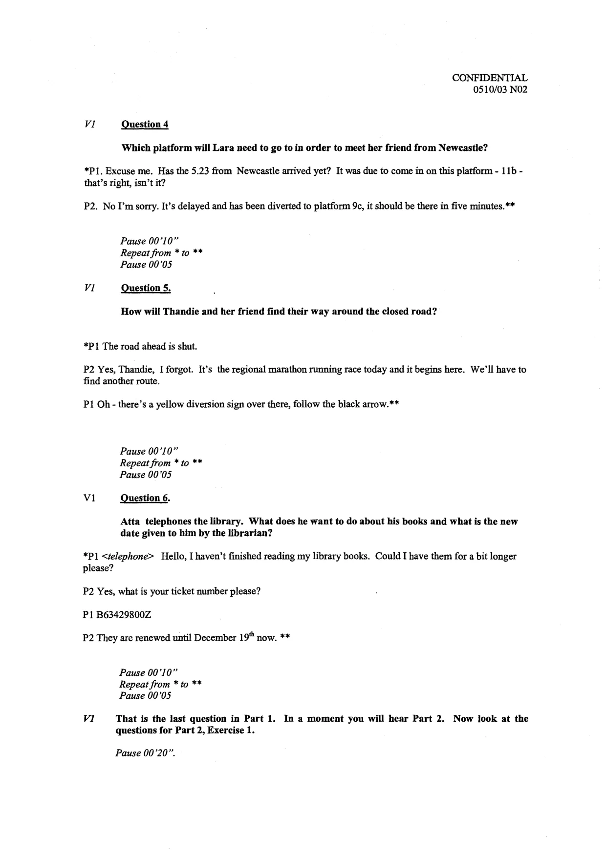 Mark scheme, page 8 of 15