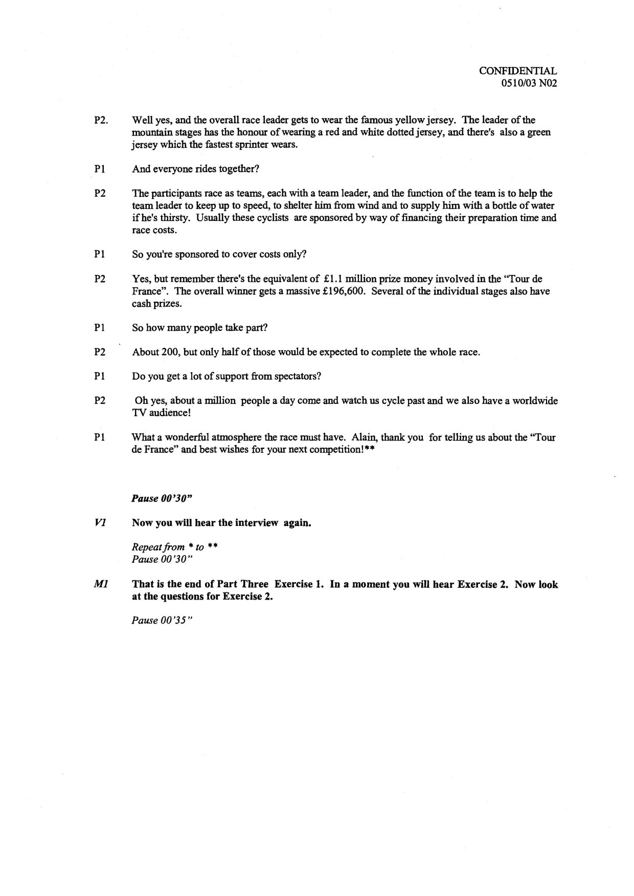 Mark scheme, page 13 of 15