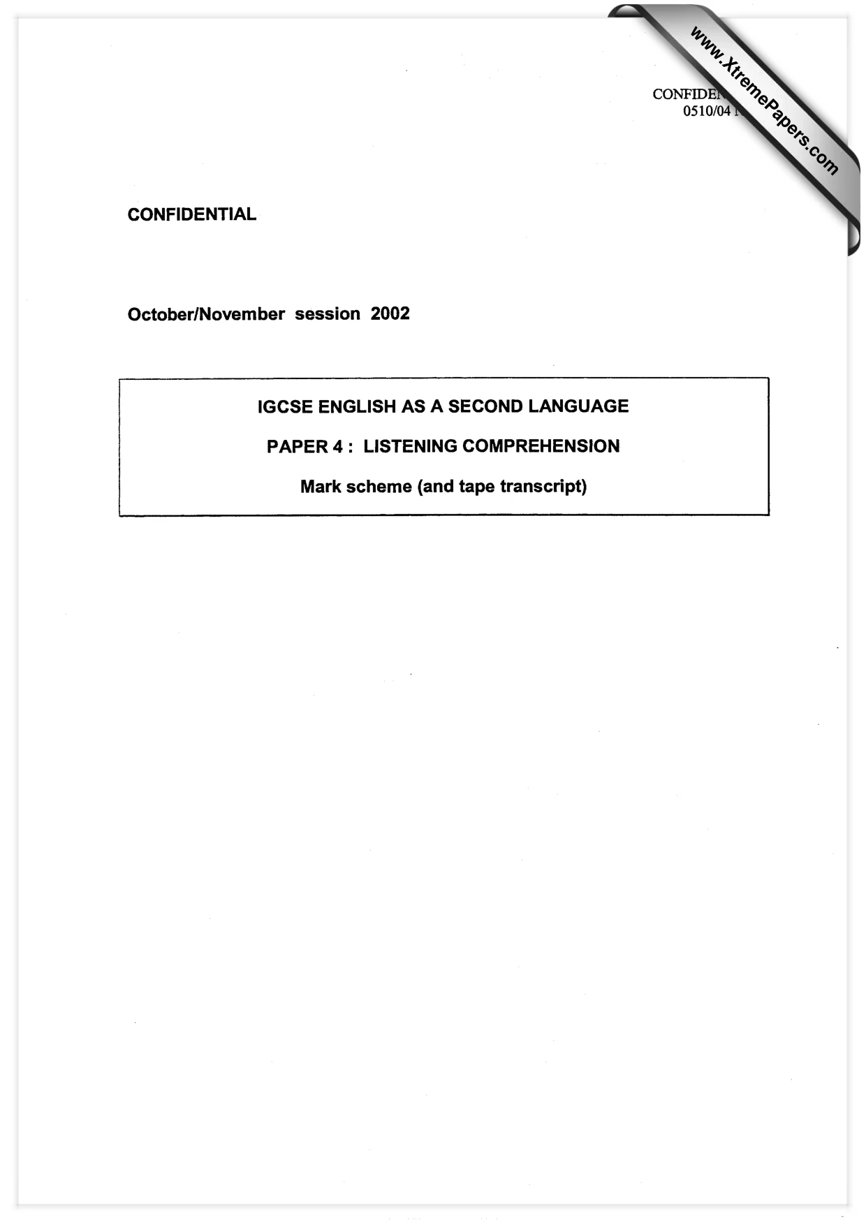 Mark scheme, page 1 of 14