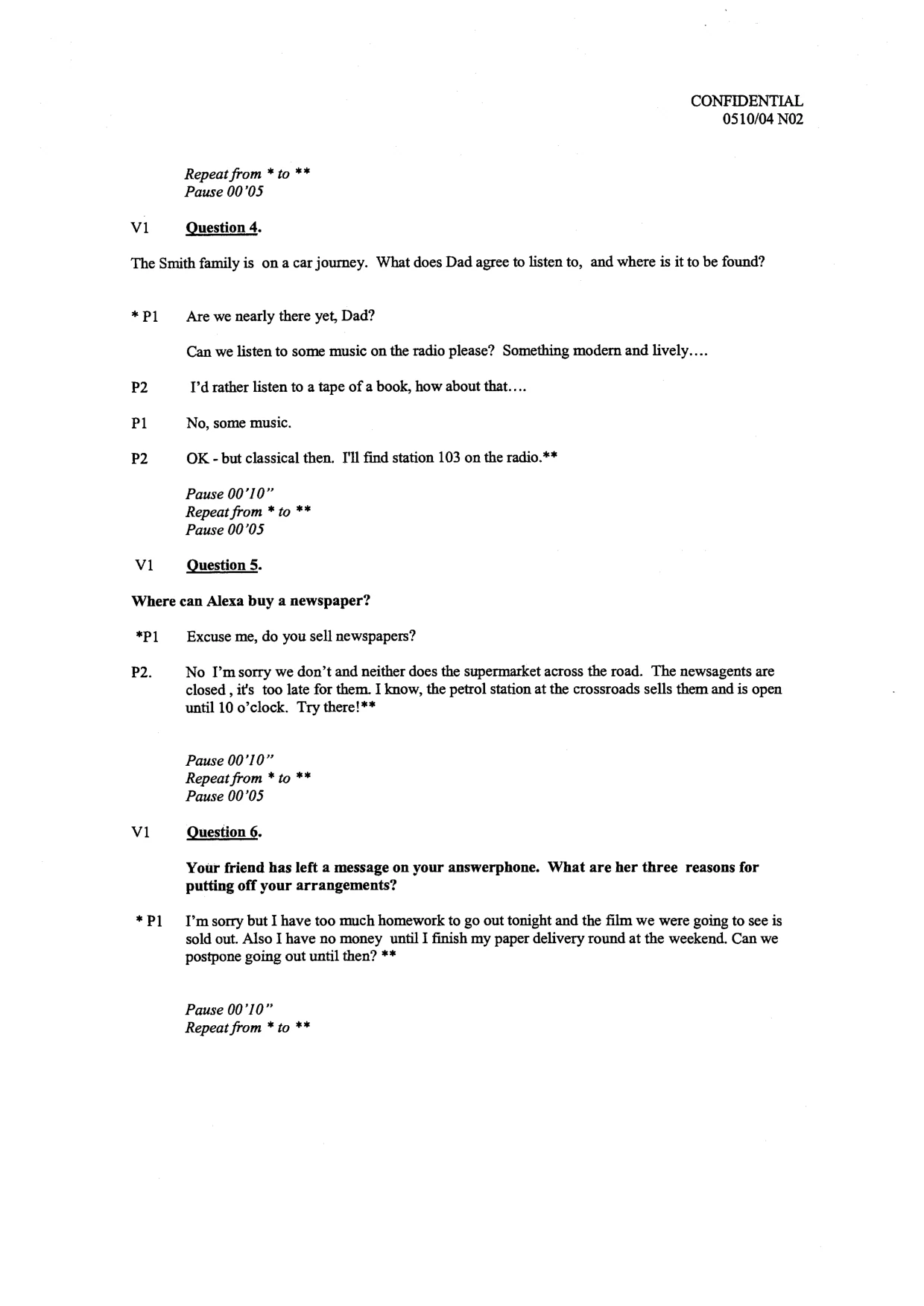 Mark scheme, page 7 of 14
