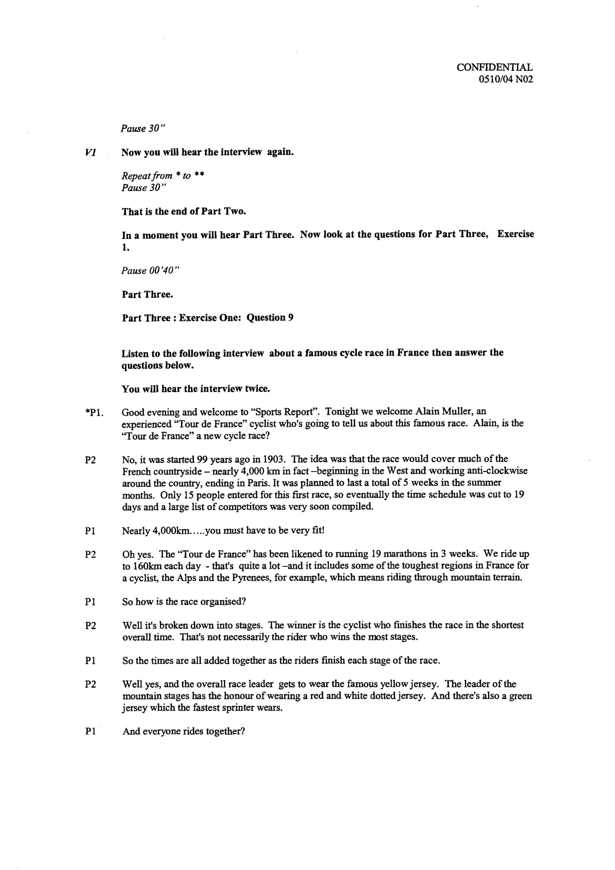 Mark scheme, page 11 of 14
