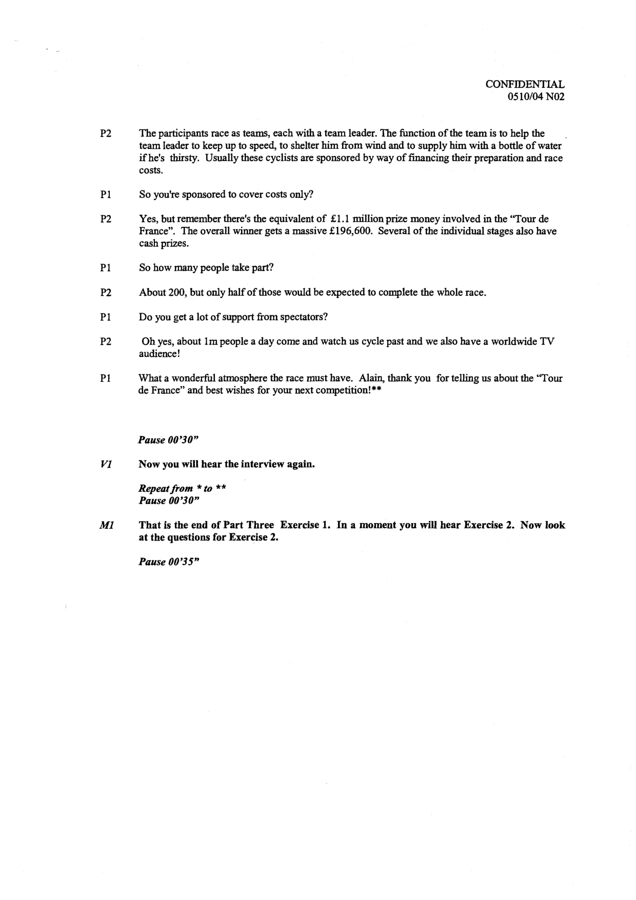 Mark scheme, page 12 of 14