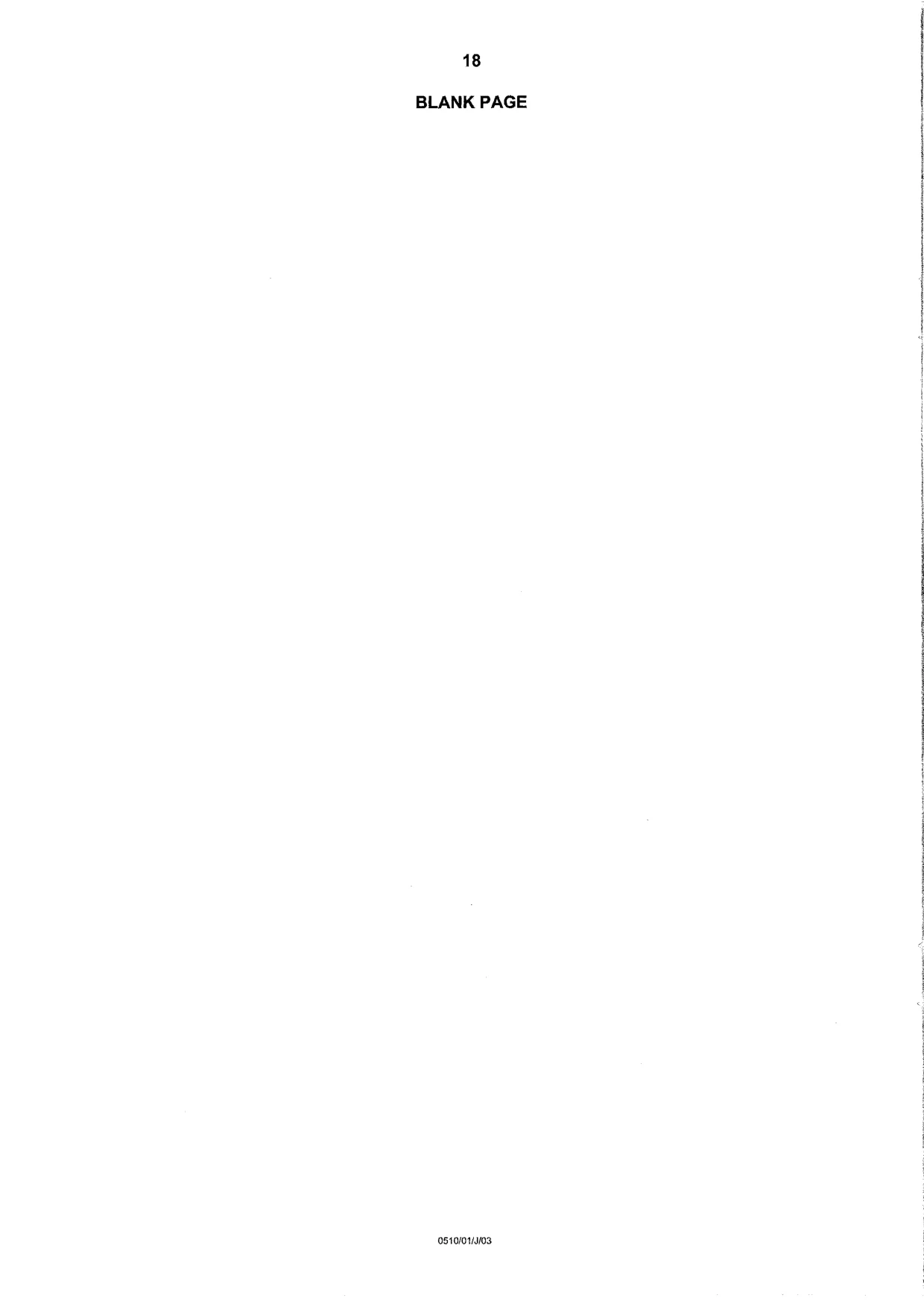 Cambridge IGCSE English - Second Language (oral endorsement) 0510 2003 May/June Paper 1 · Variant 1 question paper, page 18 of 20