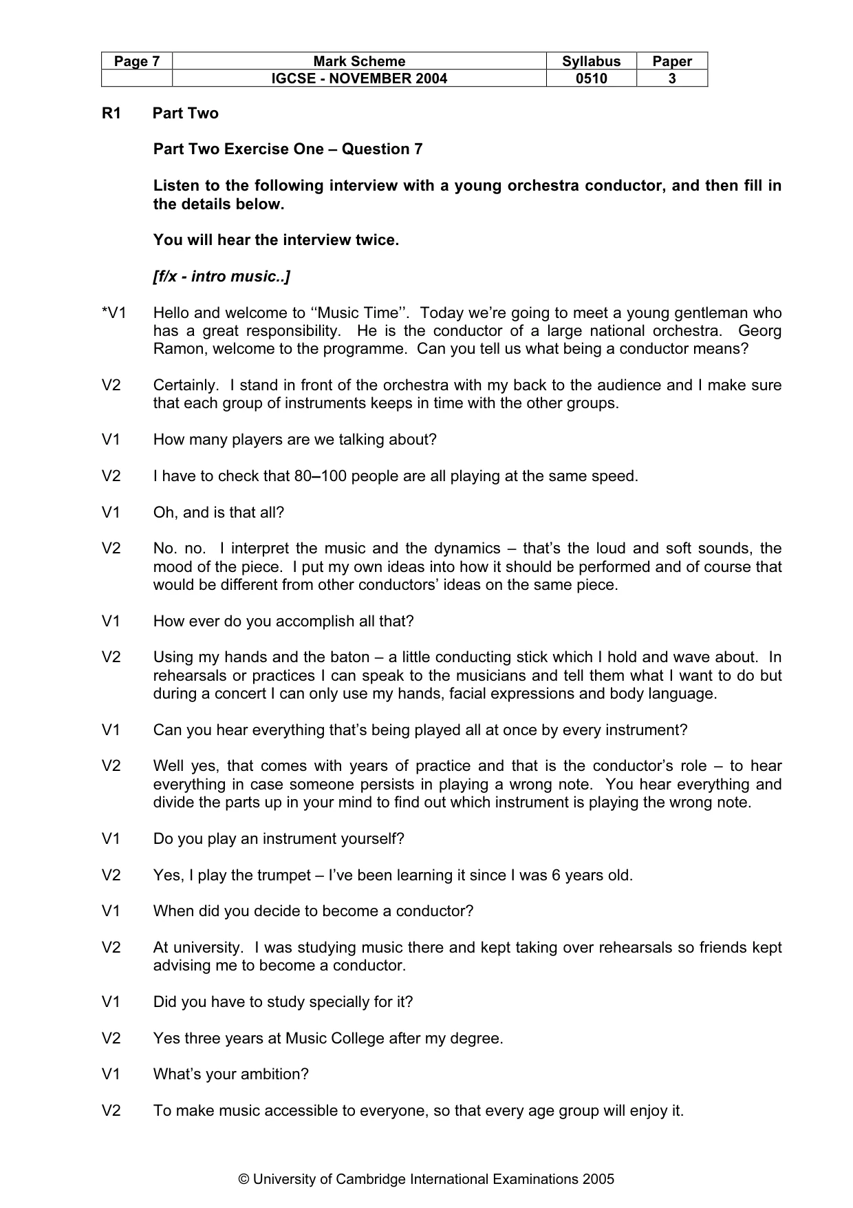 Mark scheme, page 10 of 16