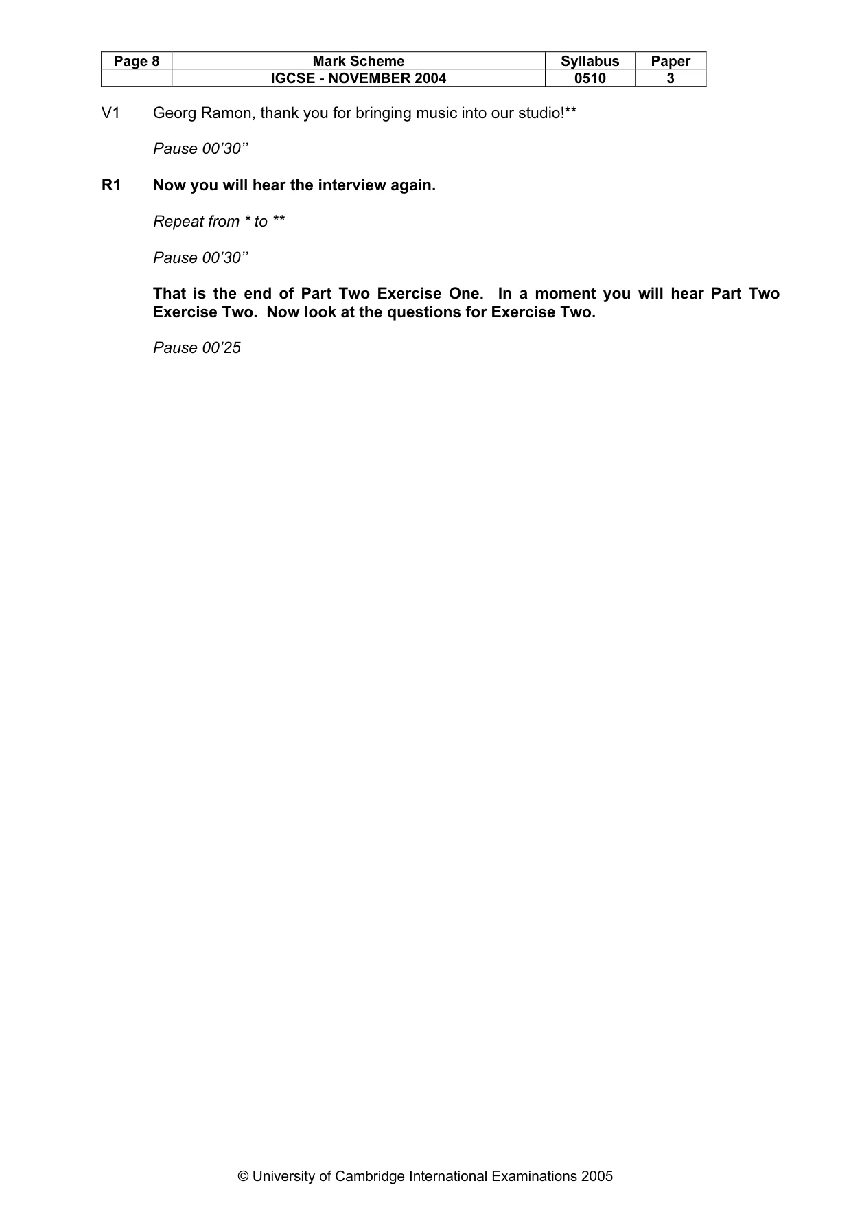 Mark scheme, page 11 of 16