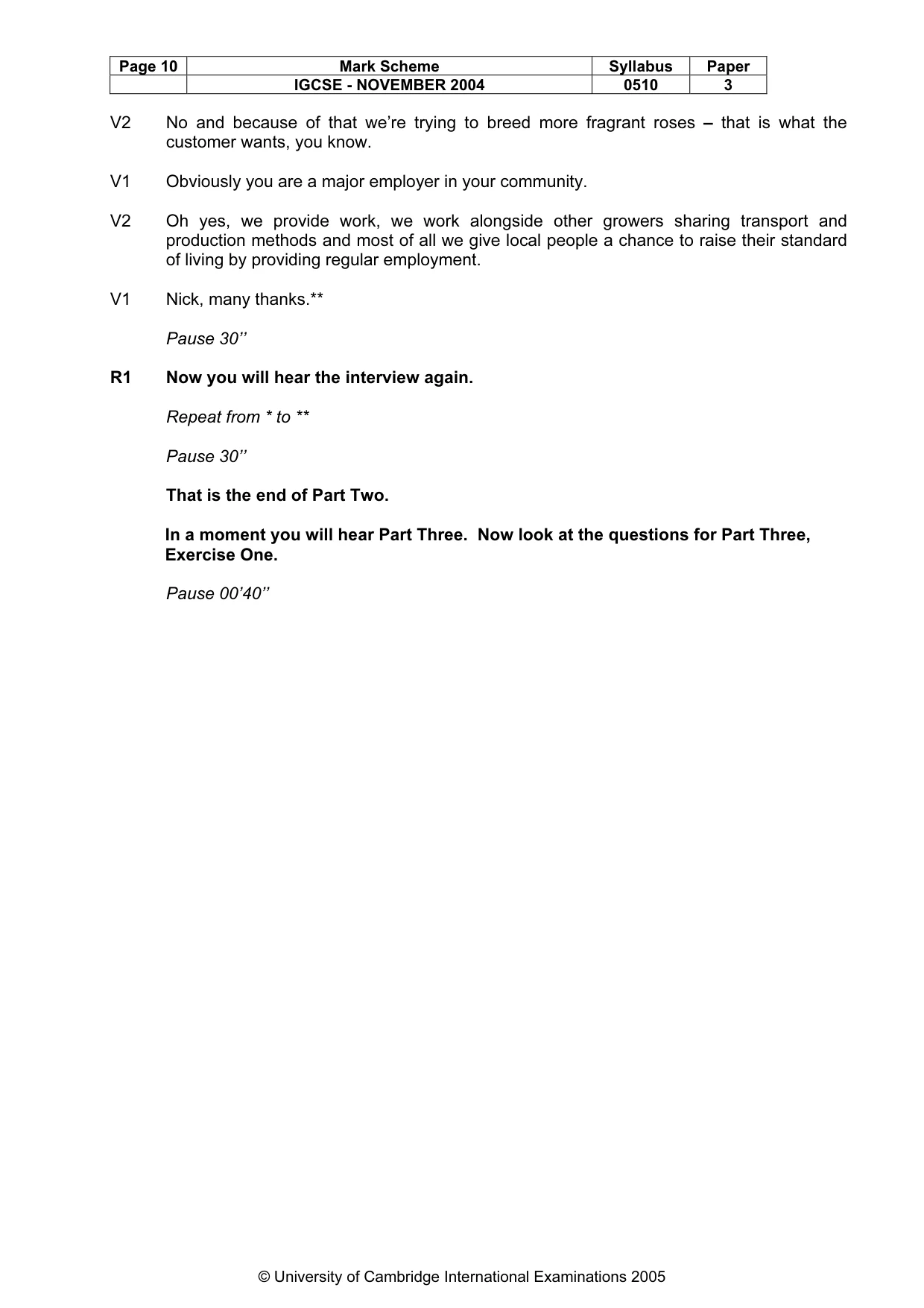 Mark scheme, page 13 of 16