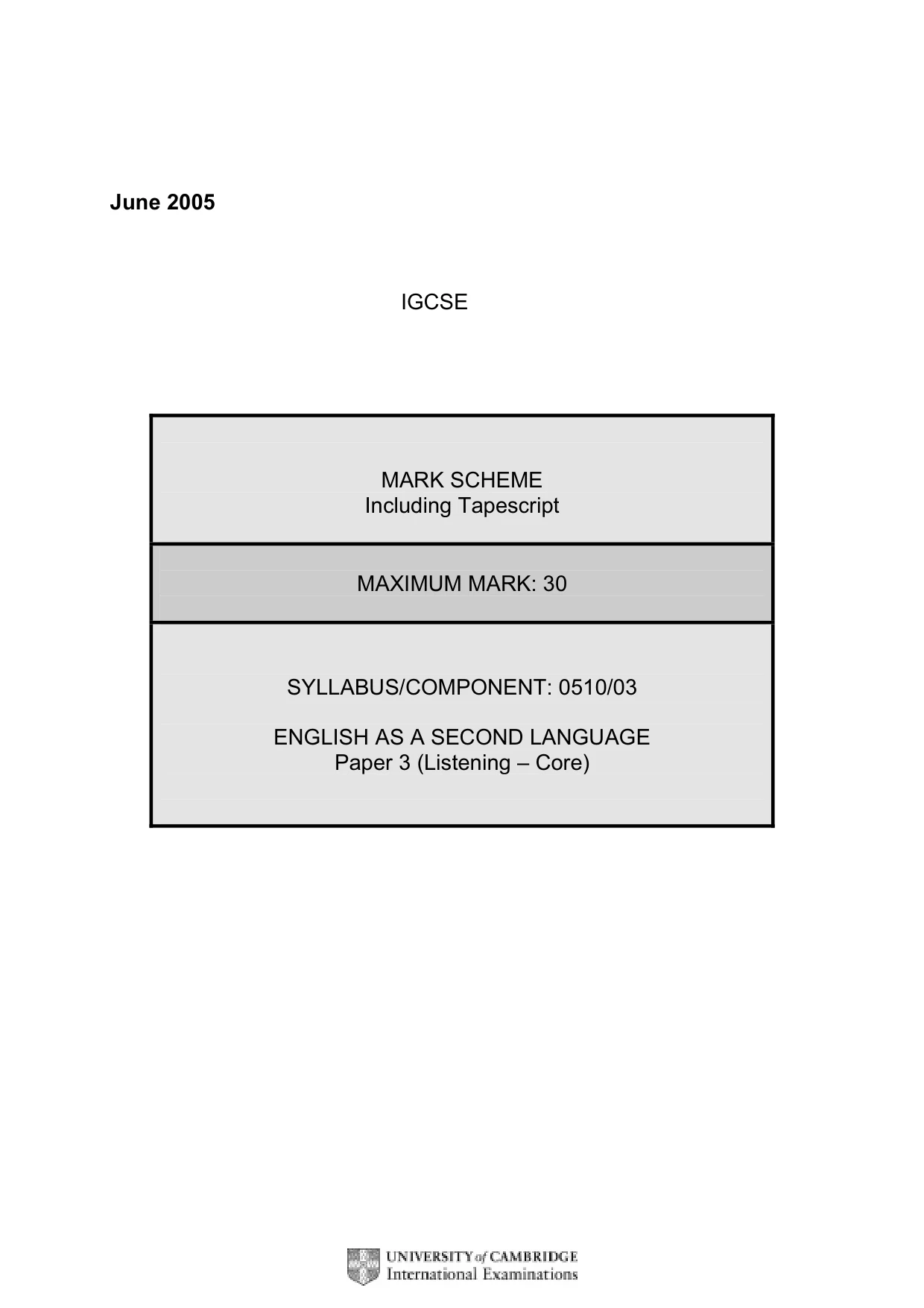 Mark scheme, page 3 of 14
