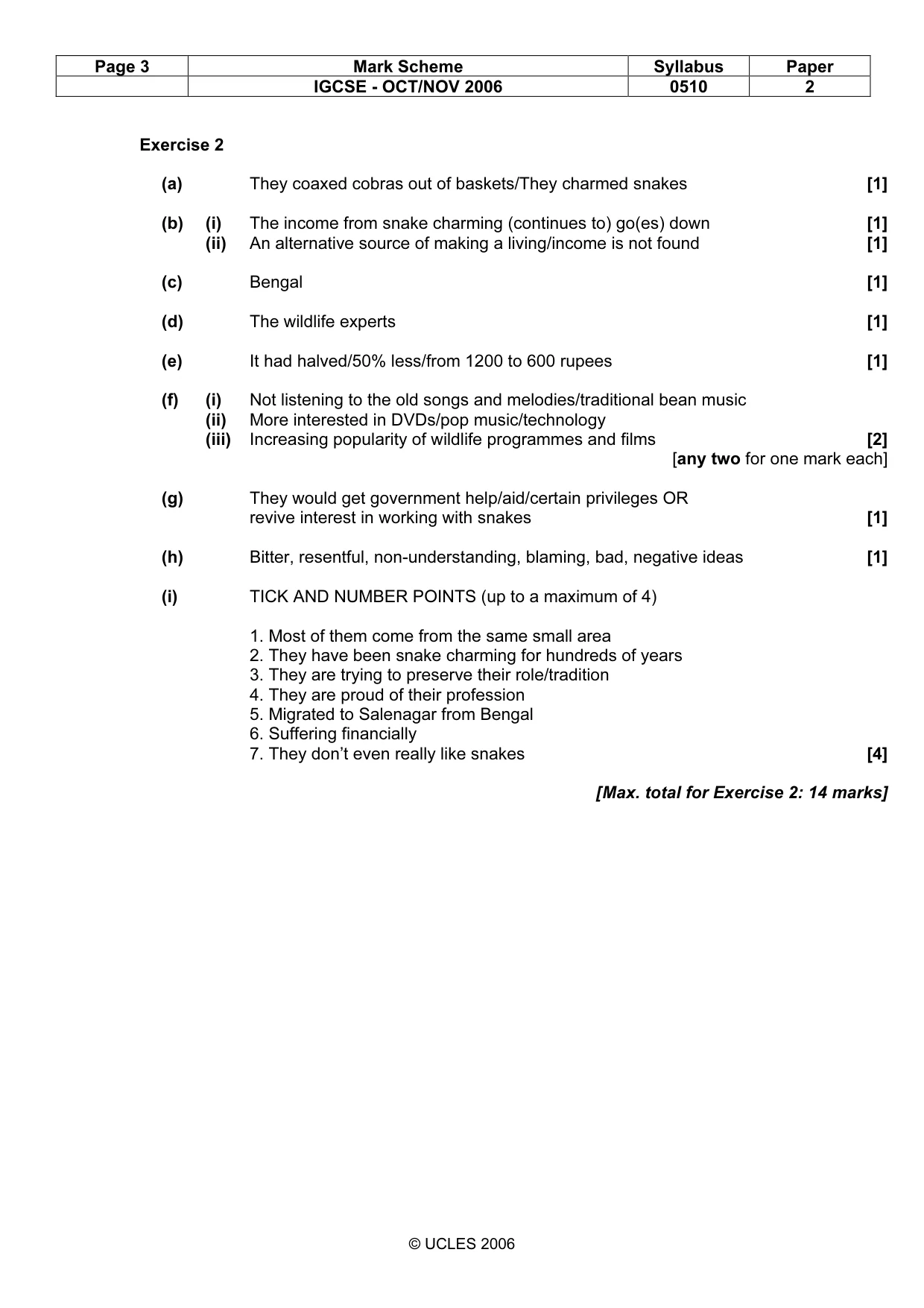 Mark scheme, page 3 of 10