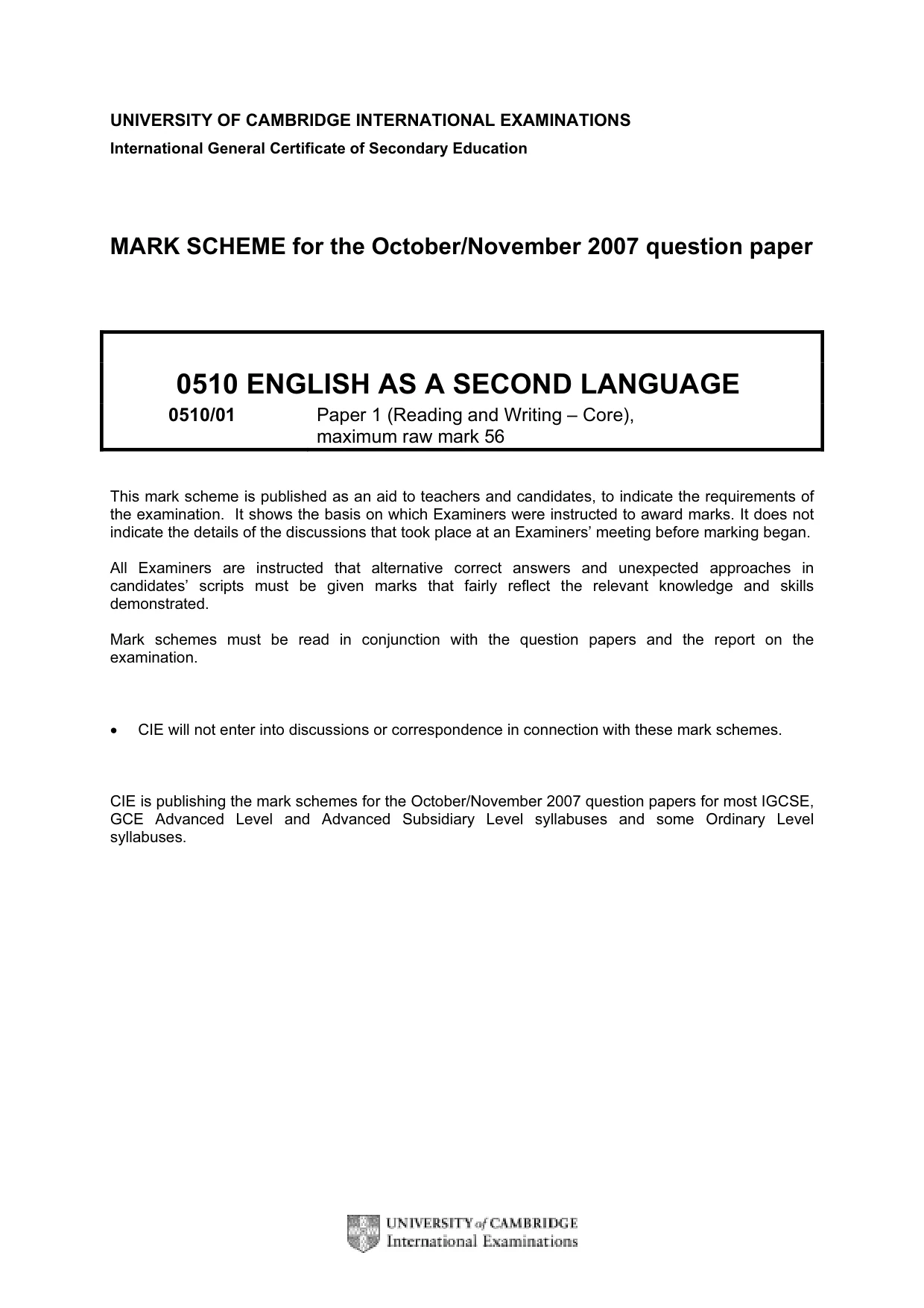 Mark scheme, page 2 of 12