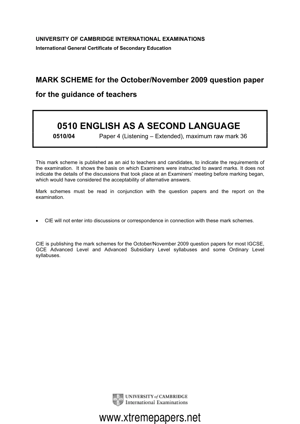 Mark scheme, page 1 of 13