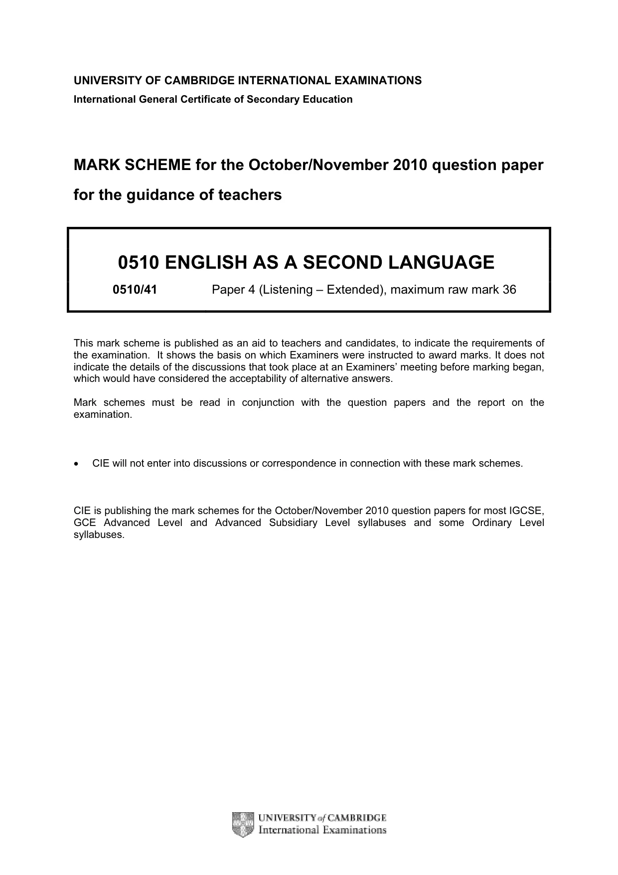 Mark scheme, page 1 of 14