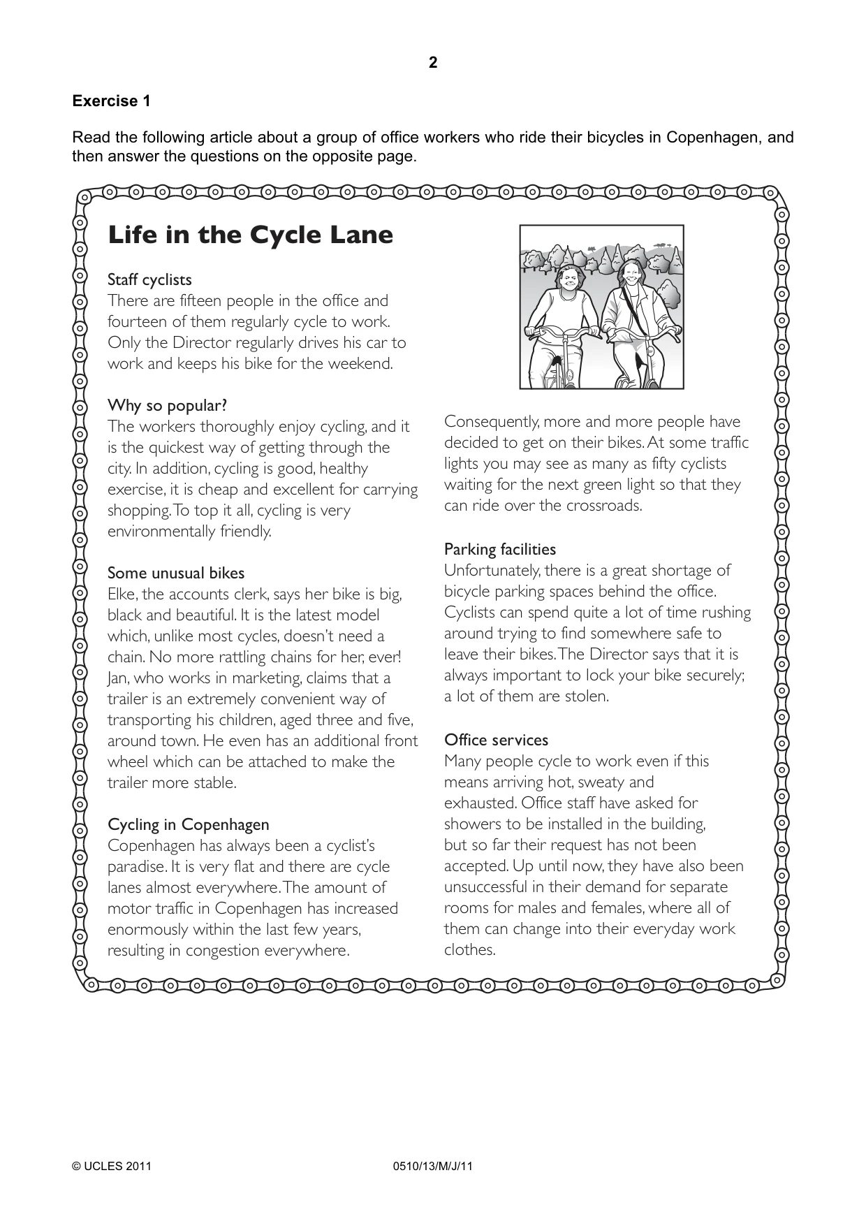Cambridge IGCSE English - Second Language (oral endorsement) 0510 2011 May/June Paper 1 · Variant 3 question paper, page 2 of 16
