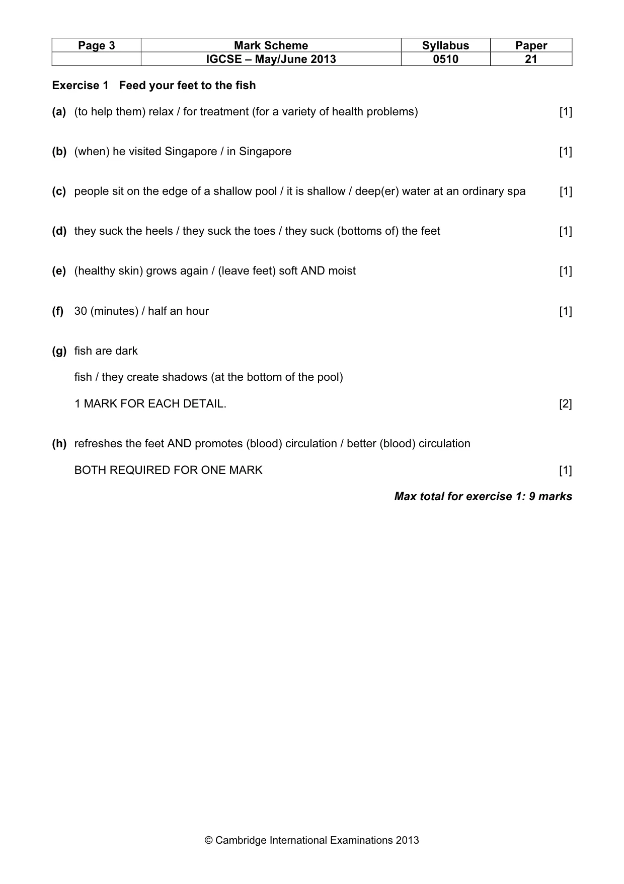 Mark scheme, page 3 of 12