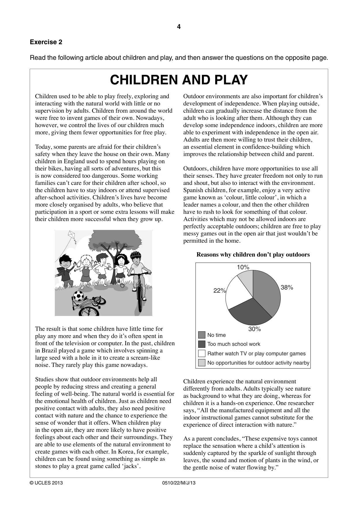 Cambridge IGCSE English - Second Language (oral endorsement) 0510 2013 May/June Paper 2 · Variant 2 question paper, page 4 of 16