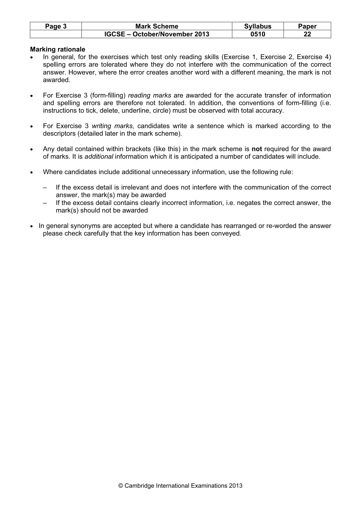 Mark scheme, page 3 of 12