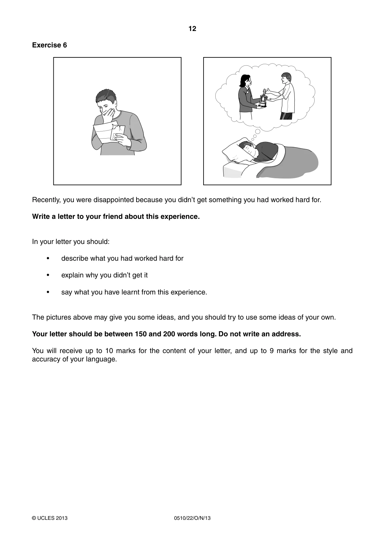 Cambridge IGCSE English - Second Language (oral endorsement) 0510 2013 Oct/Nov Paper 2 · Variant 2 question paper, page 12 of 16