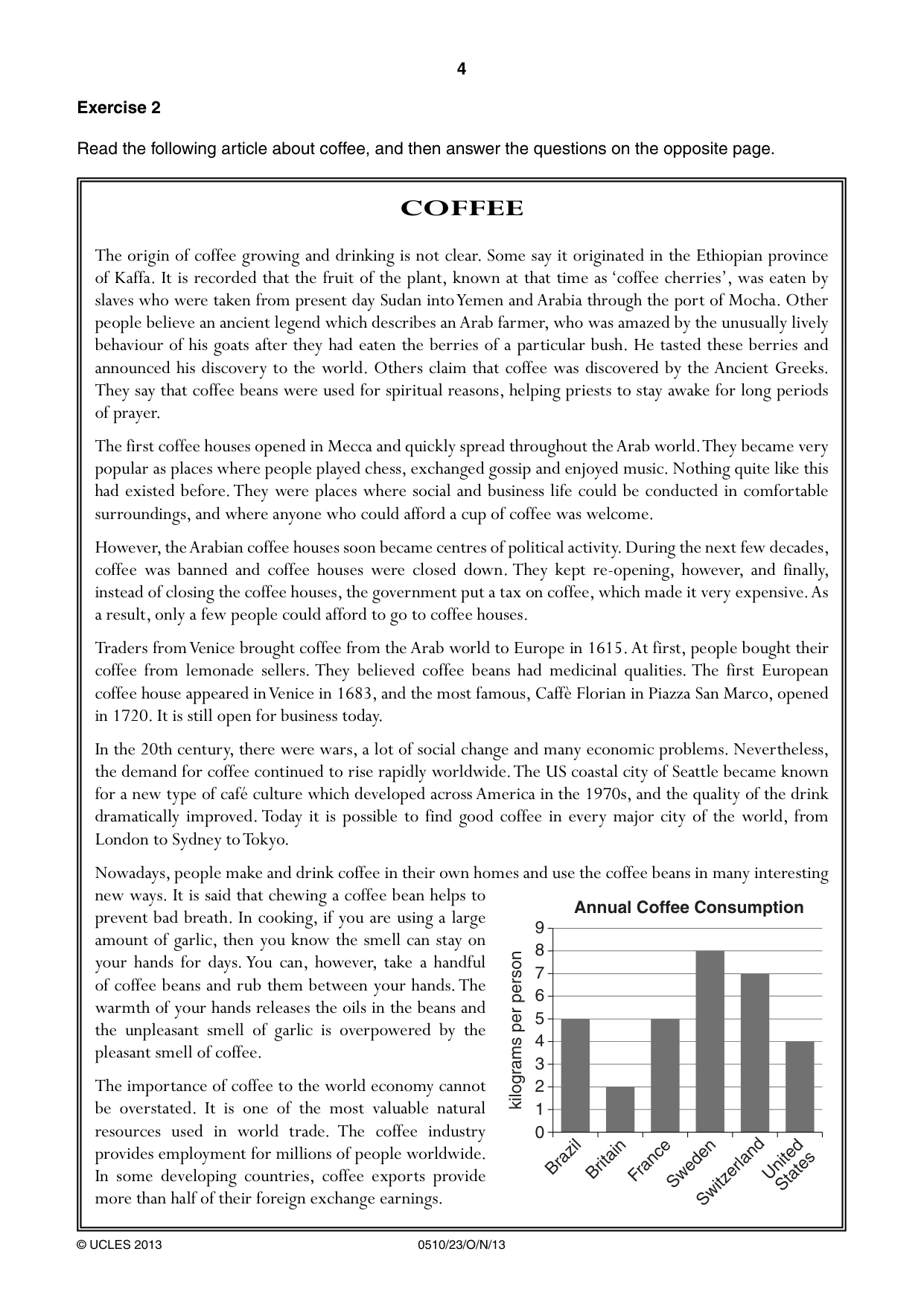 Cambridge IGCSE English - Second Language (oral endorsement) 0510 2013 Oct/Nov Paper 2 · Variant 3 question paper, page 4 of 16