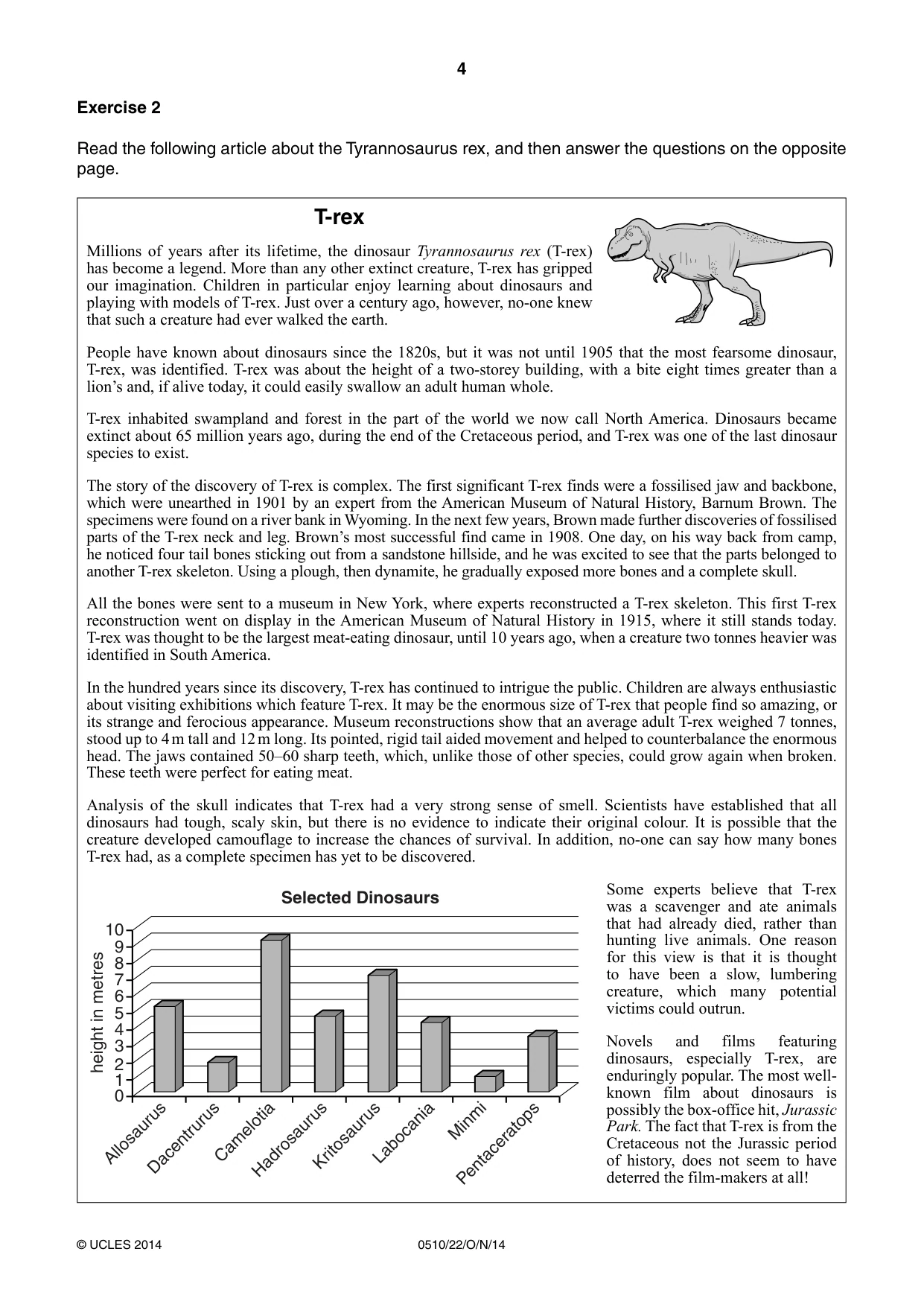 Cambridge IGCSE English - Second Language (oral endorsement) 0510 2014 Oct/Nov Paper 2 · Variant 2 question paper, page 4 of 16