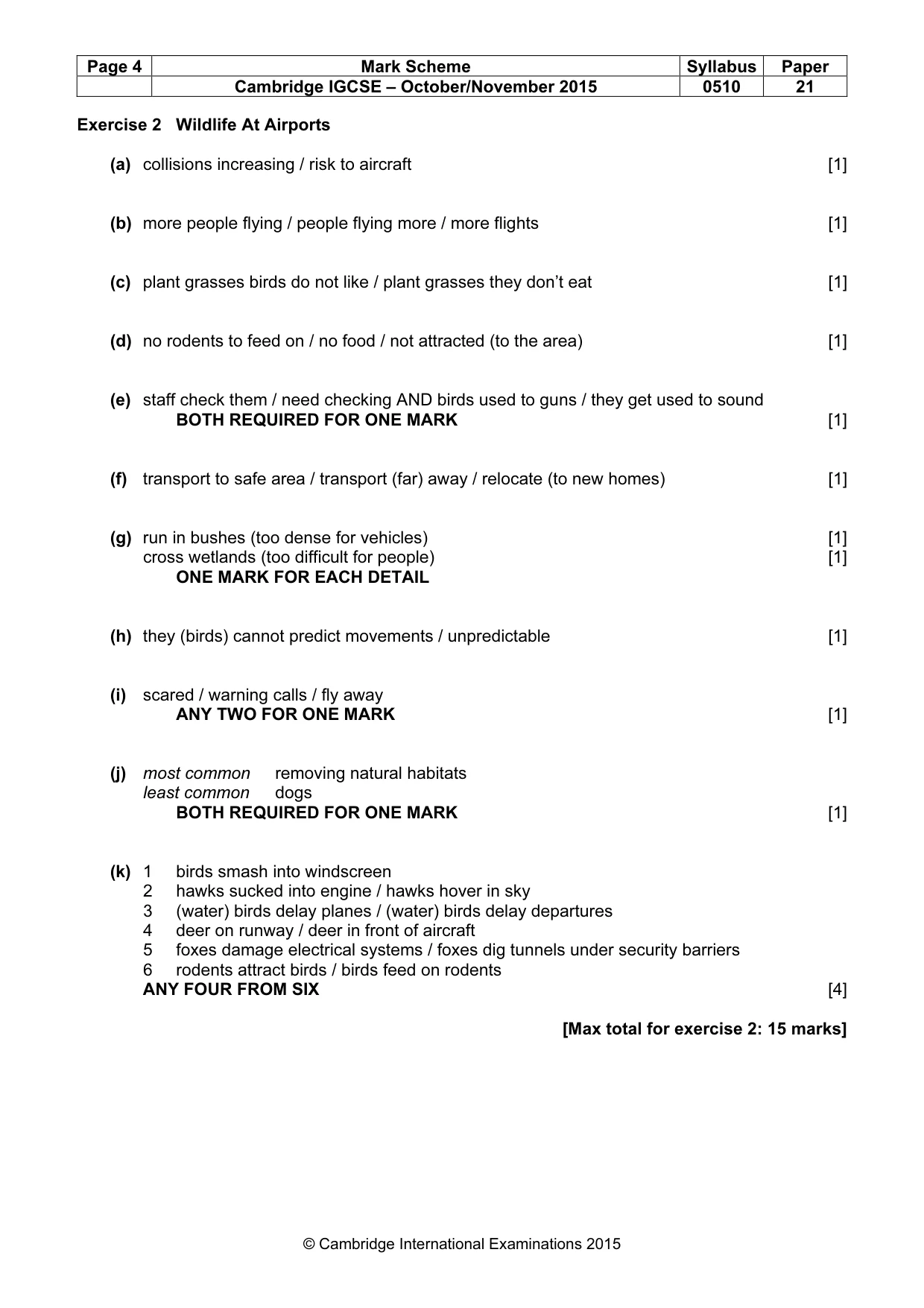 Mark scheme, page 4 of 13