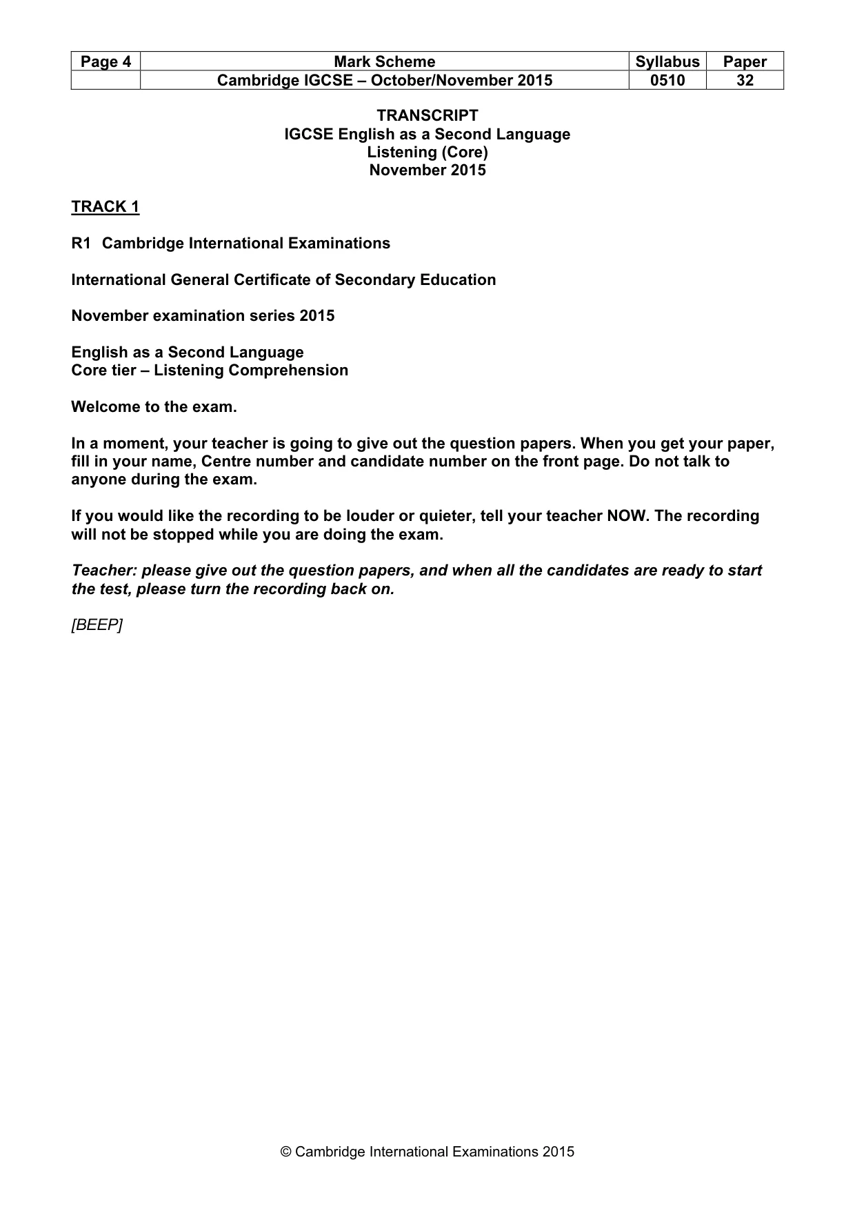 Mark scheme, page 4 of 12
