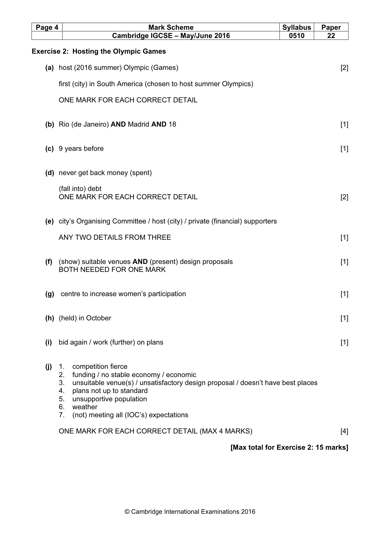 Mark scheme, page 4 of 11