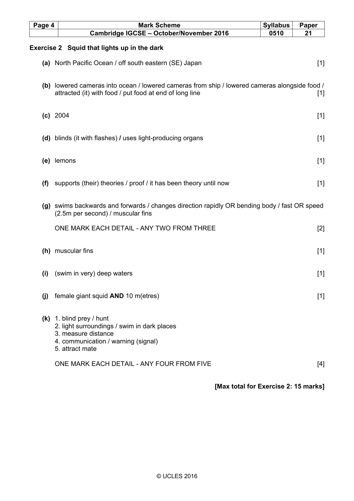 Mark scheme, page 4 of 12