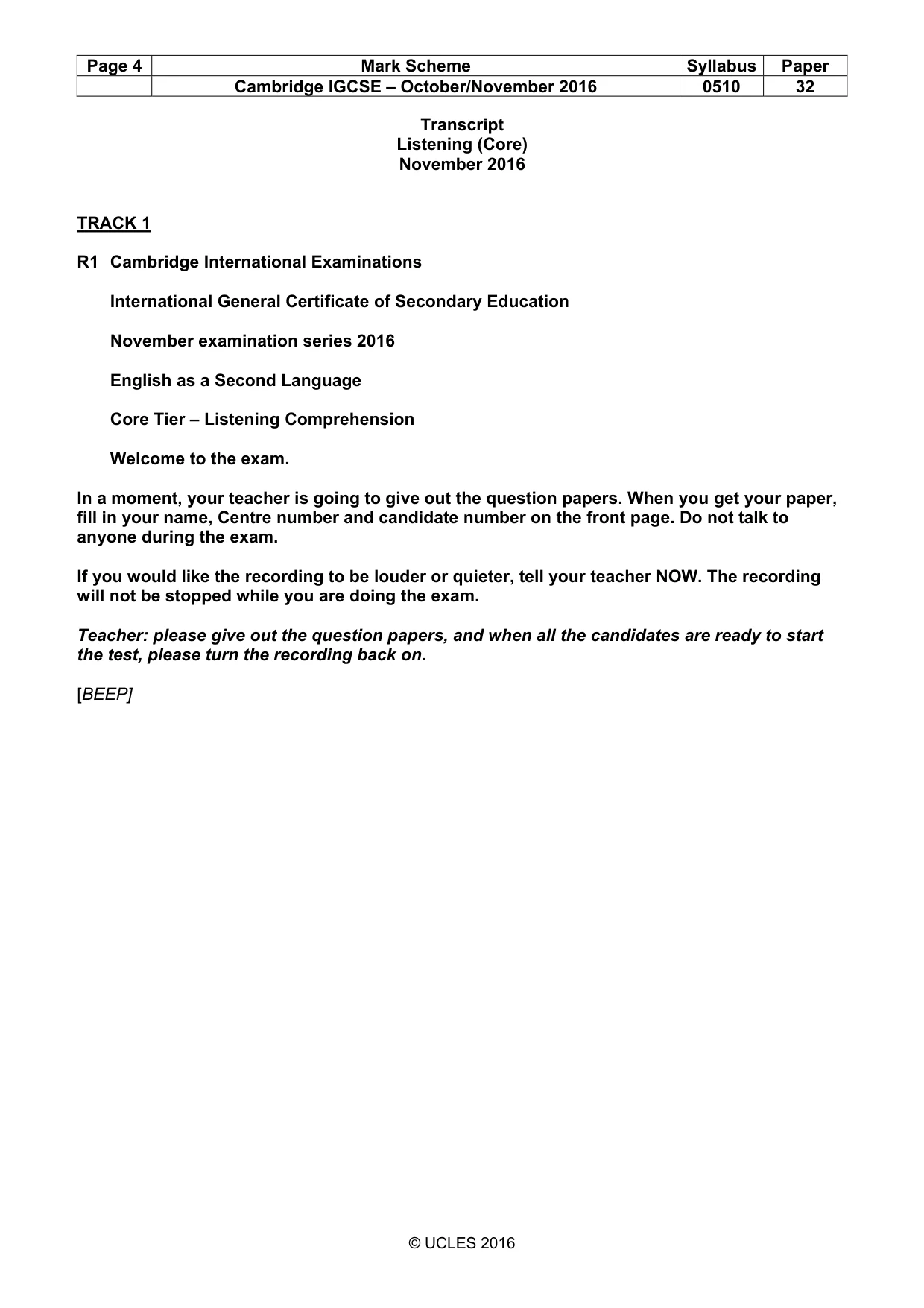 Mark scheme, page 4 of 12