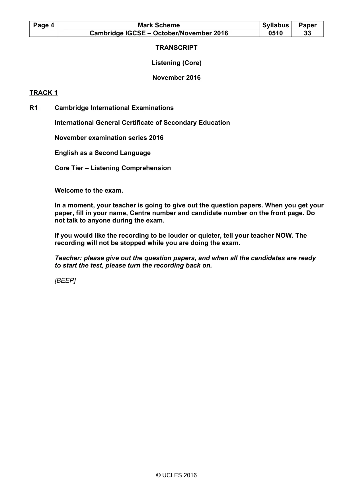 Mark scheme, page 4 of 12