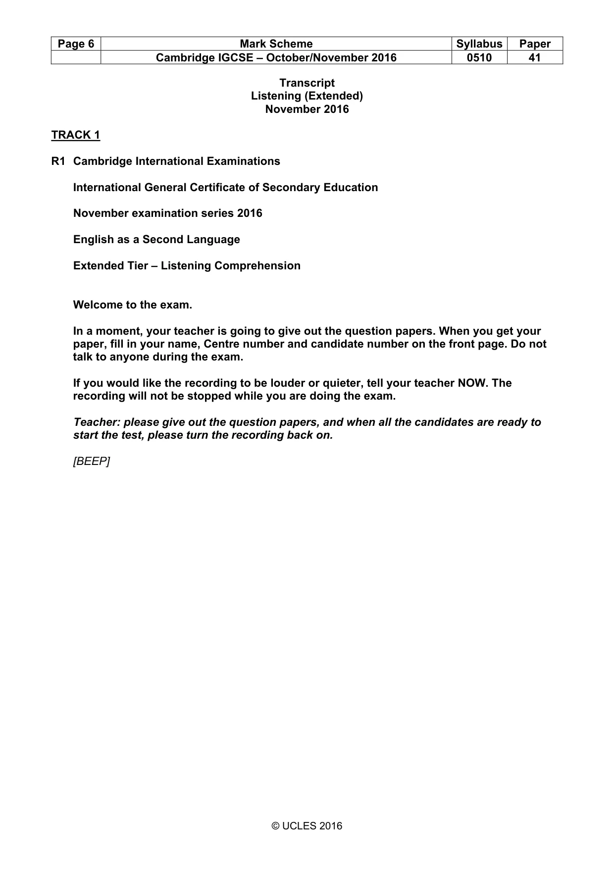 Mark scheme, page 6 of 18