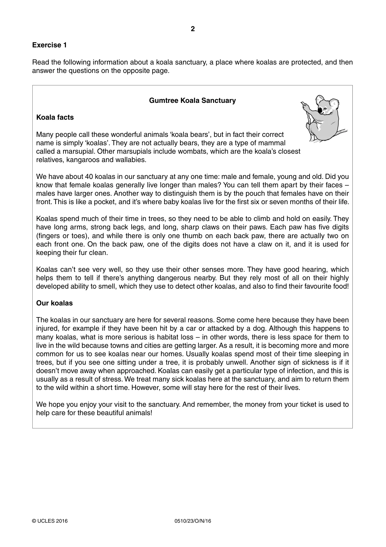 Cambridge IGCSE English - Second Language (oral endorsement) 0510 2016 Oct/Nov Paper 2 · Variant 3 question paper, page 2 of 16