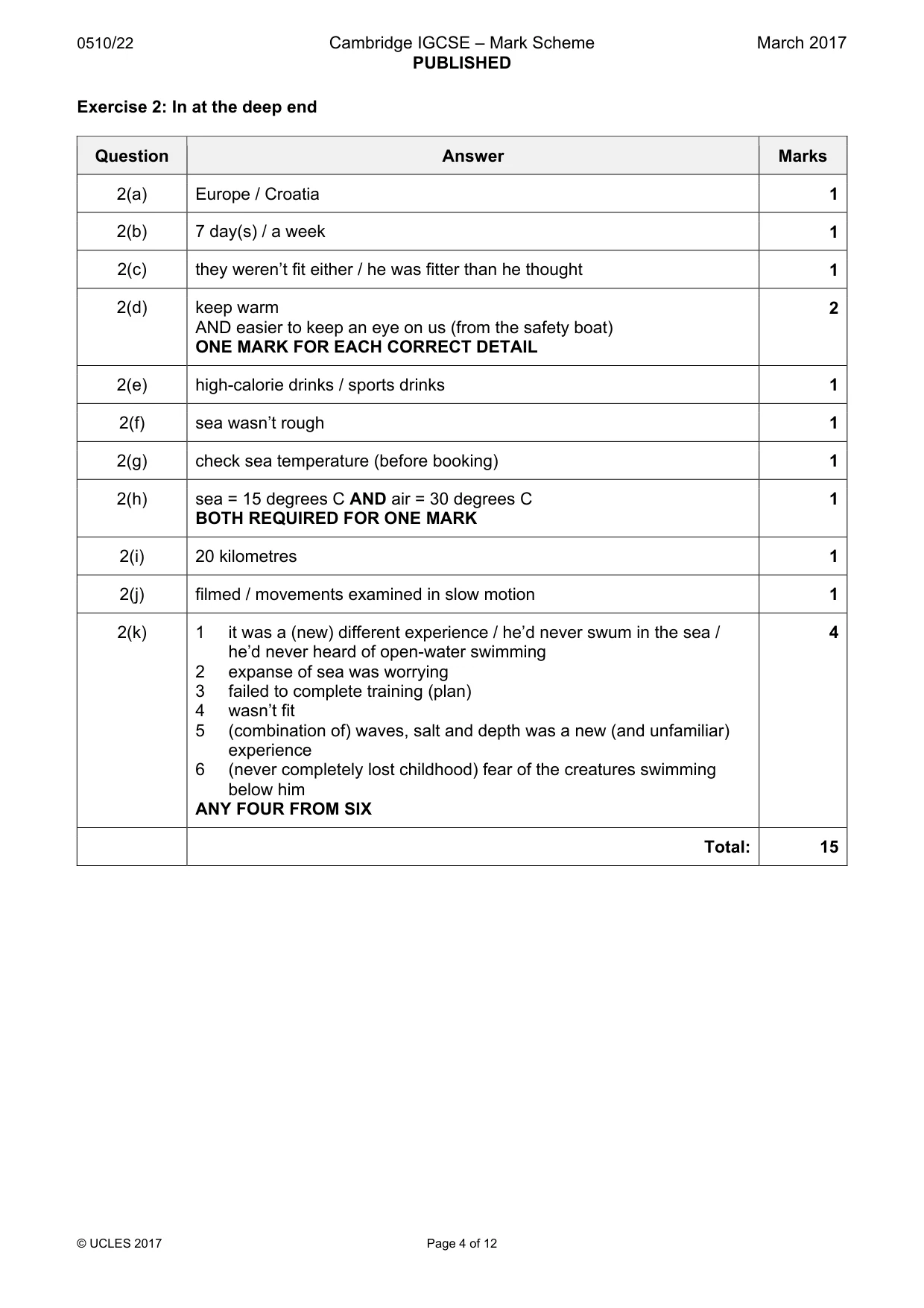 Mark scheme, page 4 of 12
