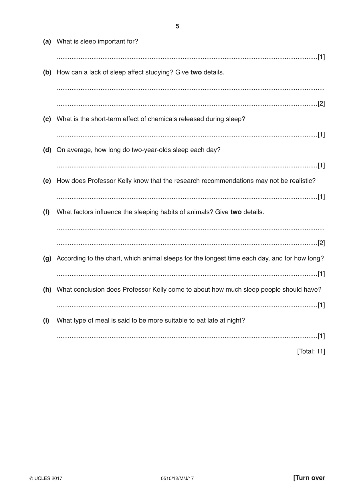 Cambridge IGCSE English - Second Language (oral endorsement) 0510 2017 May/June Paper 1 · Variant 2 question paper, page 5 of 16