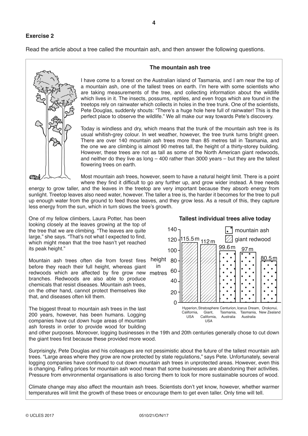 Cambridge IGCSE English - Second Language (oral endorsement) 0510 2017 Oct/Nov Paper 2 · Variant 1 question paper, page 4 of 16