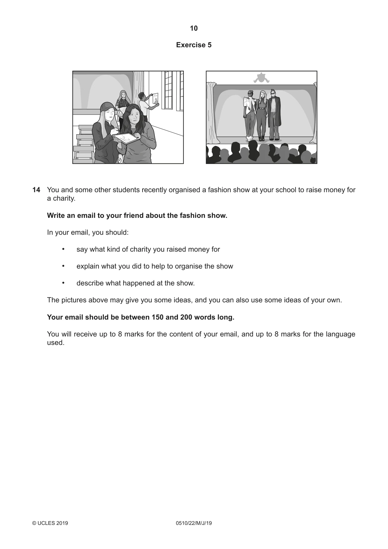 Cambridge IGCSE English - Second Language (oral endorsement) 0510 2019 May/June Paper 2 · Variant 2 question paper, page 10 of 16