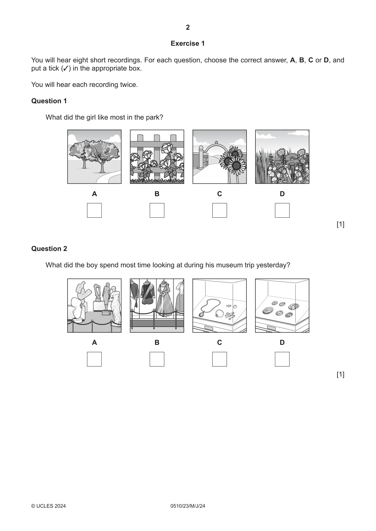 Cambridge IGCSE English - Second Language (oral endorsement) 0510 2024 May/June Paper 2 · Variant 3 question paper, page 2 of 16