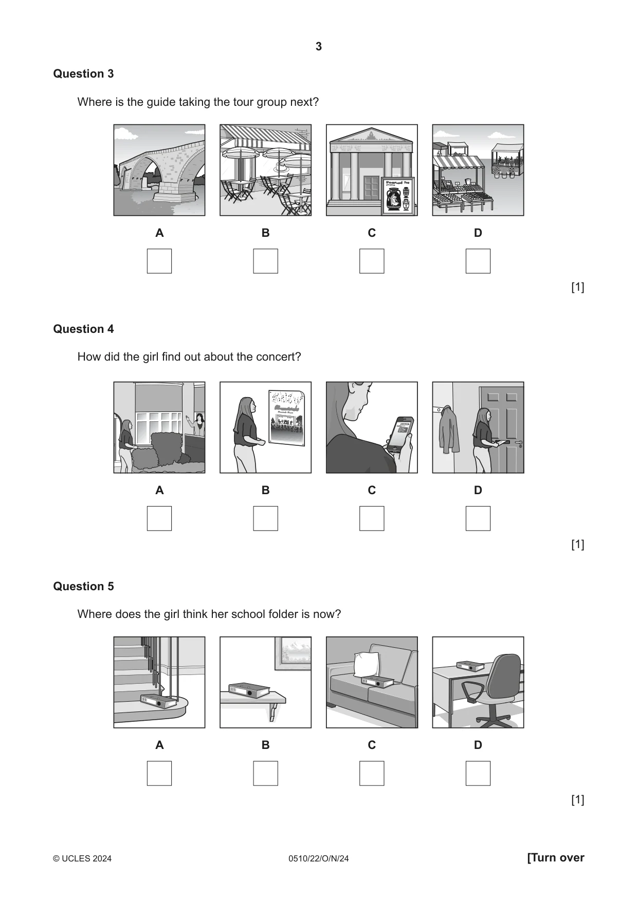 Cambridge IGCSE English - Second Language (oral endorsement) 0510 2024 Oct/Nov Paper 2 · Variant 2 question paper, page 3 of 16