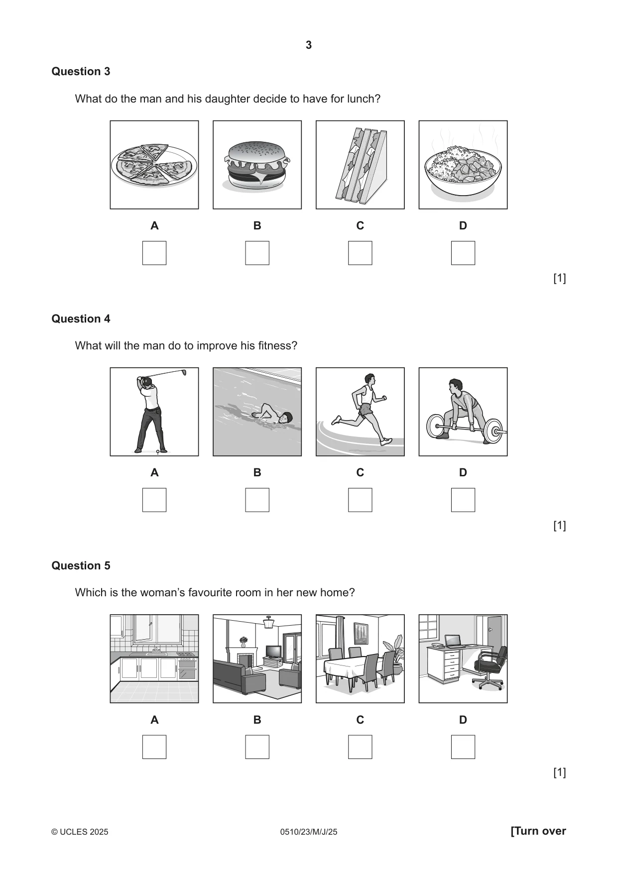 Cambridge IGCSE English - Second Language (oral endorsement) 0510 2025 May/June Paper 2 · Variant 3 question paper, page 3 of 16