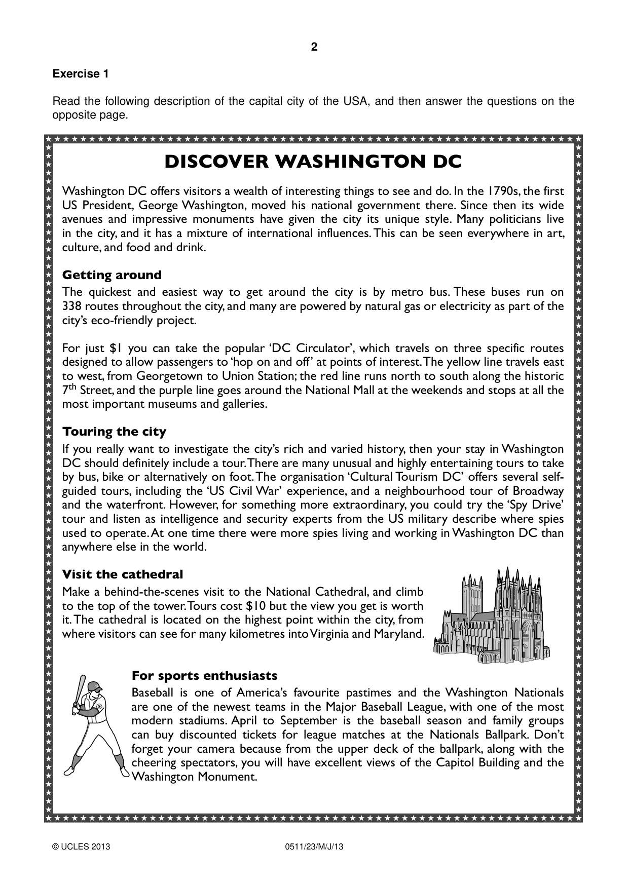 Cambridge IGCSE English - Second Language (count-in oral) 0511 2013 May/June Paper 2 · Variant 3 question paper, page 2 of 16