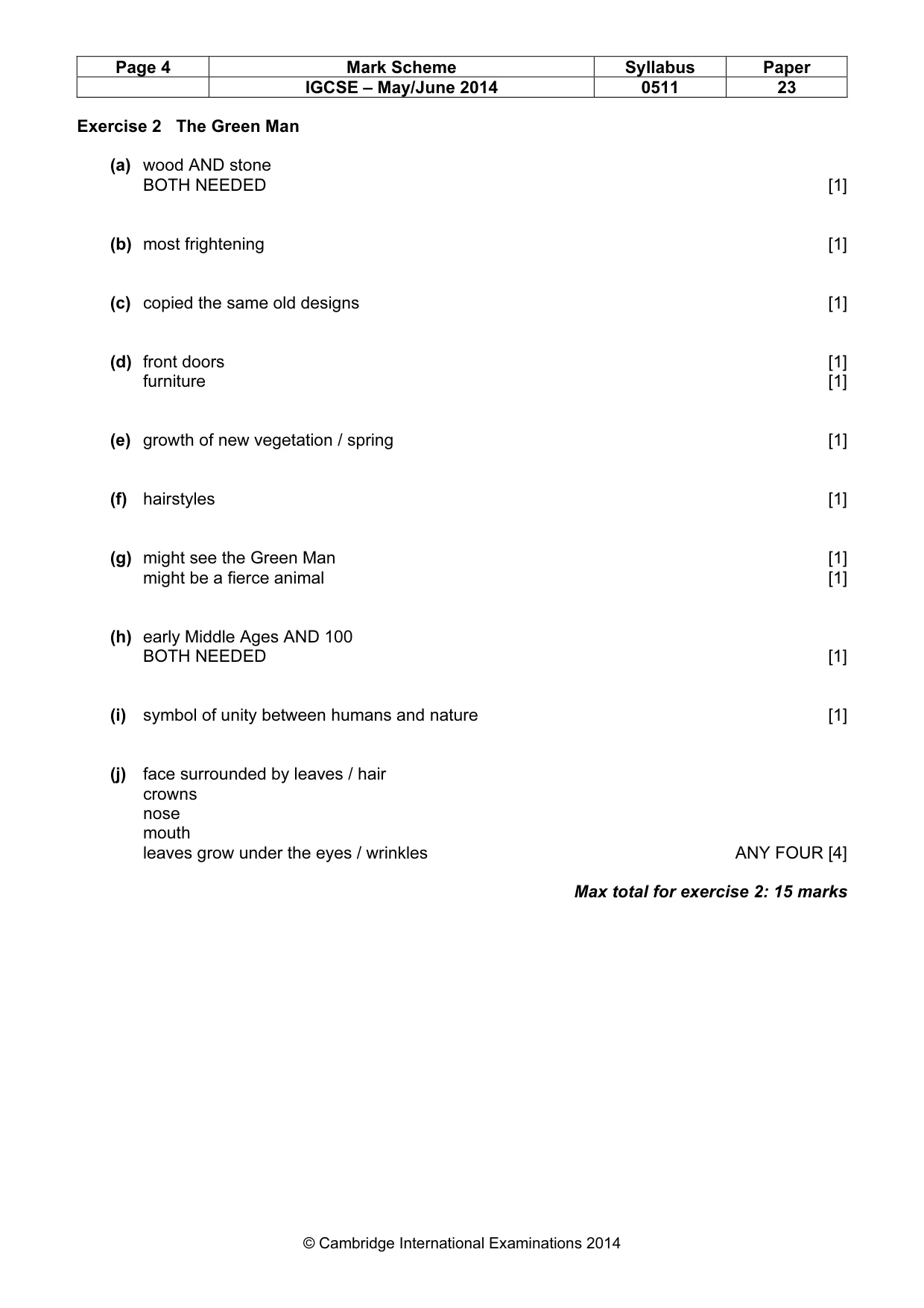 Mark scheme, page 4 of 12