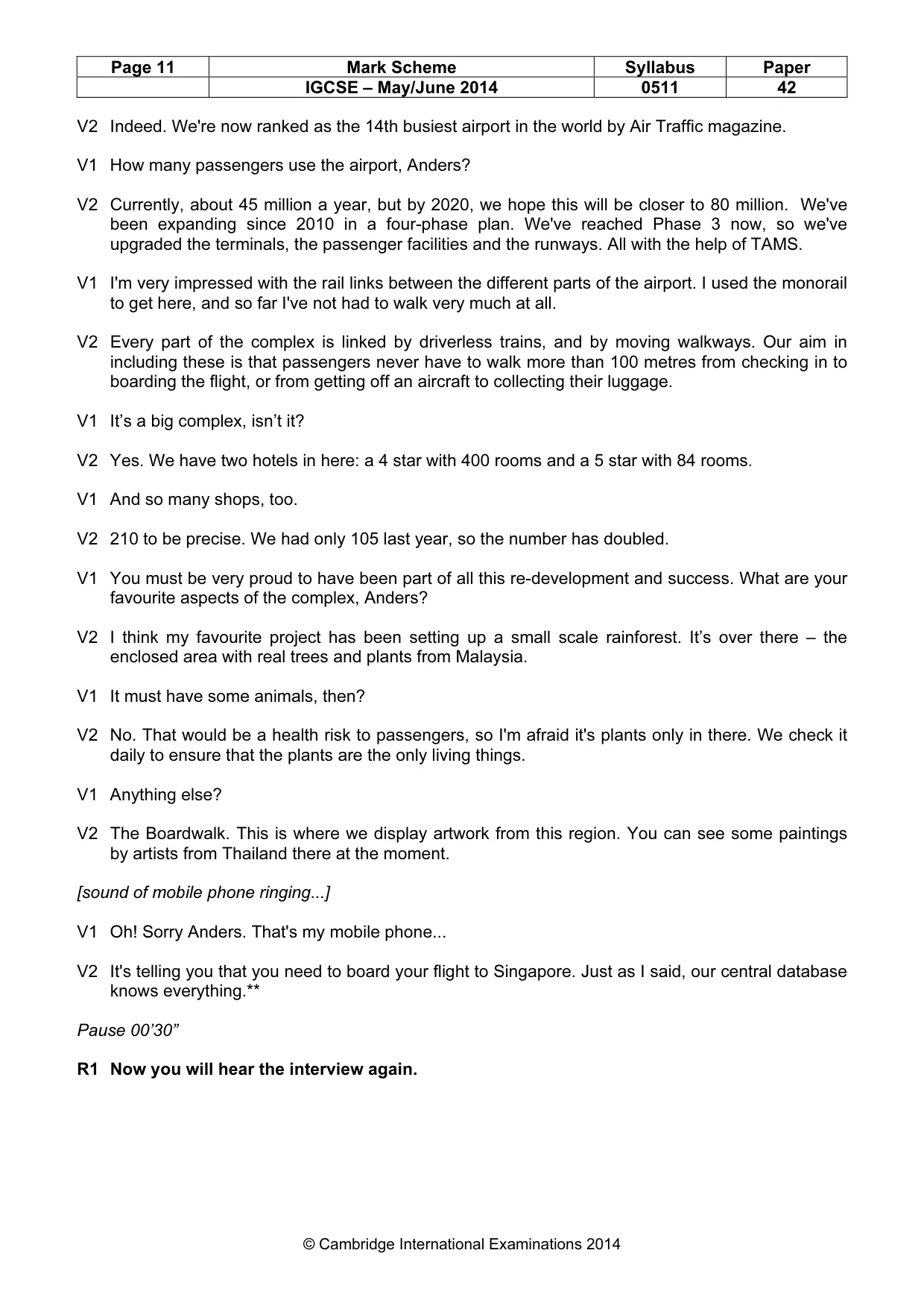 Mark scheme, page 11 of 17