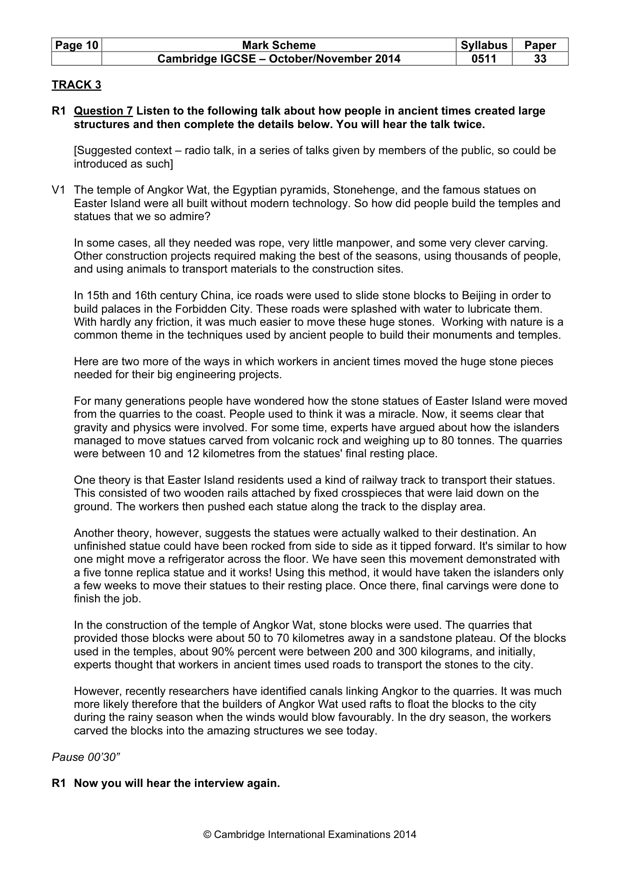 Mark scheme, page 10 of 17