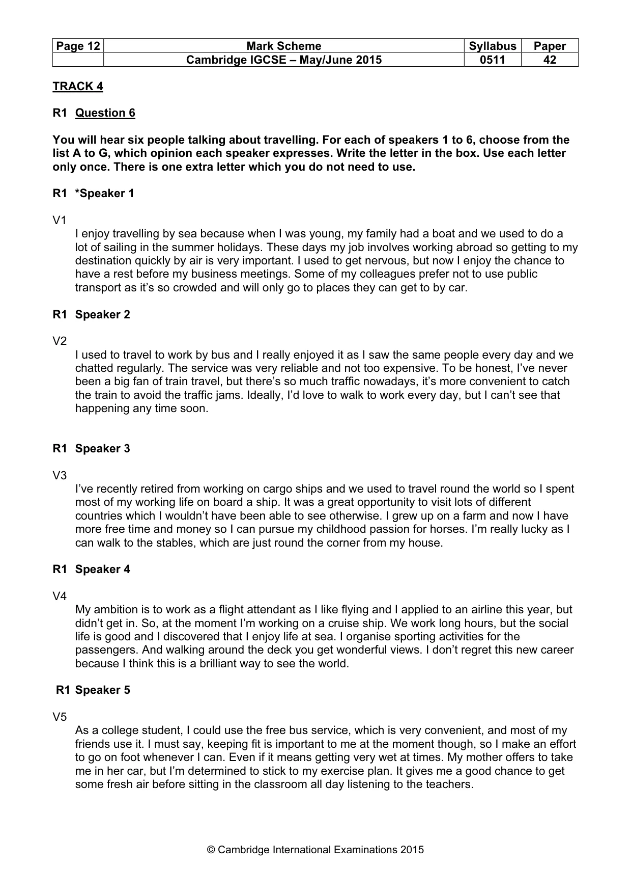 Mark scheme, page 12 of 17