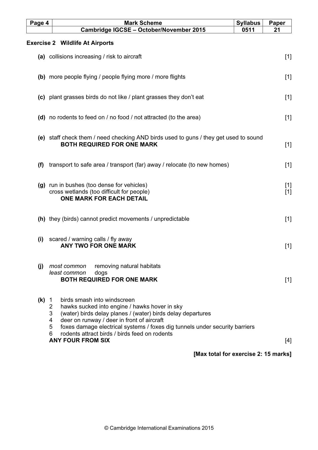 Mark scheme, page 4 of 13