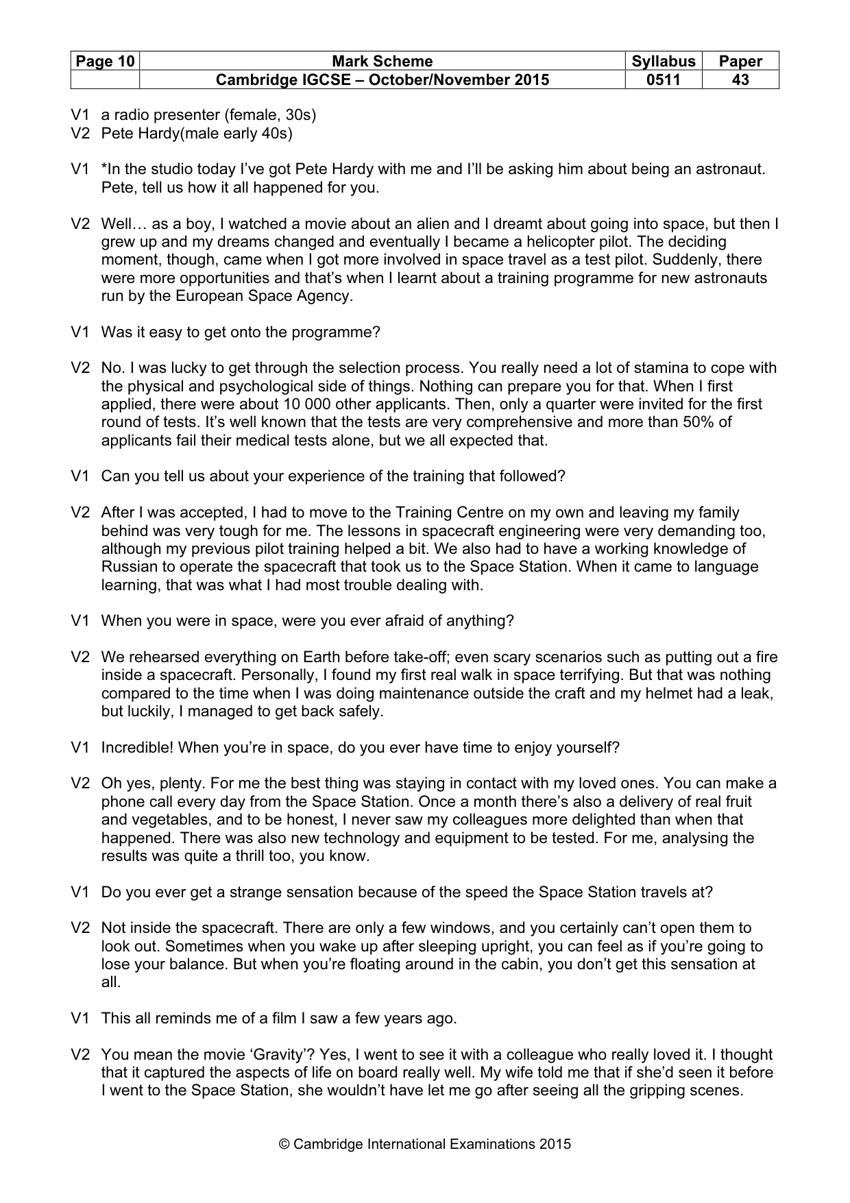 Mark scheme, page 10 of 13
