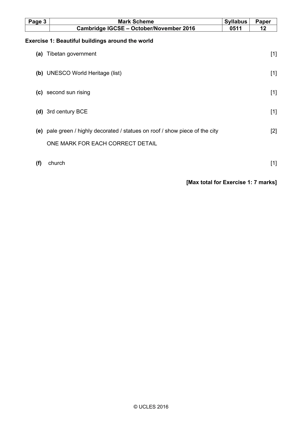 Mark scheme, page 3 of 10