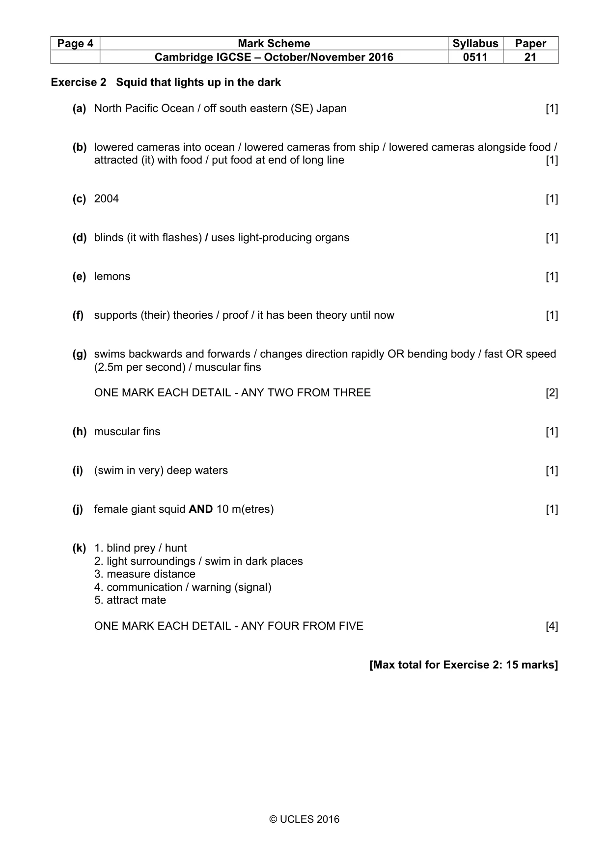 Mark scheme, page 4 of 12